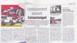 Read more about the article Red-Bull-Ring 2020 (Kleine Zeitung)